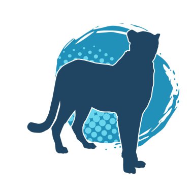 Dişi aslanların silueti.