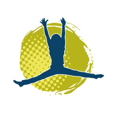 Zıplayan çocukların silueti..