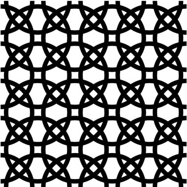 Geometrik desenli süslemeli fayans. Kusursuz dekoratif geometrik desen.