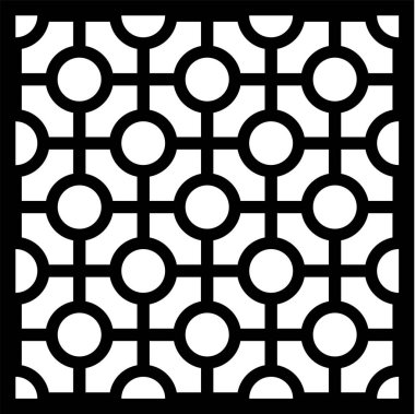 Geometrik şekiller, daireler ve çizgiler ile soyut arkaplan