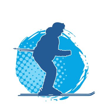 Kayak sporu yapan bir erkeğin silueti.