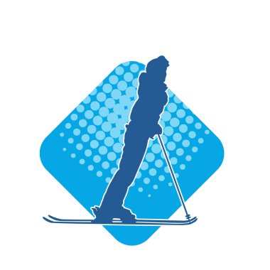 Kayak sporu yapan bir erkeğin silueti.