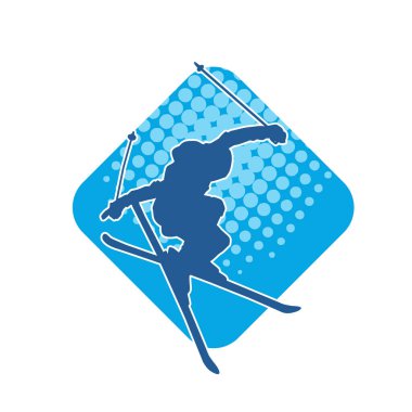 Kayak sporu yapan bir erkeğin silueti.