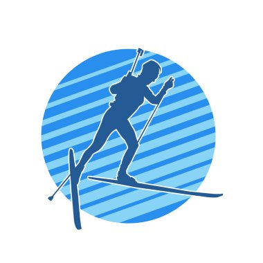 Kayak sporu yapan bir erkeğin silueti.