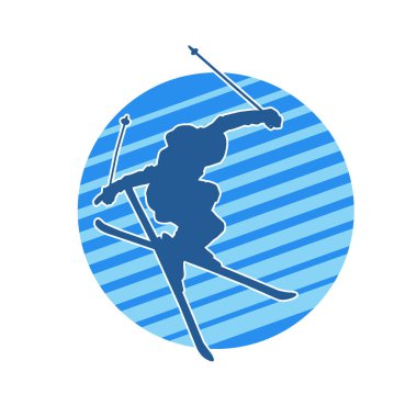 Kayak sporu yapan bir erkeğin silueti.