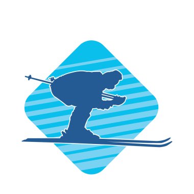 Kayak sporu yapan bir erkeğin silueti.