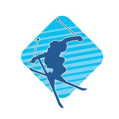 Kayak sporu yapan bir erkeğin silueti.