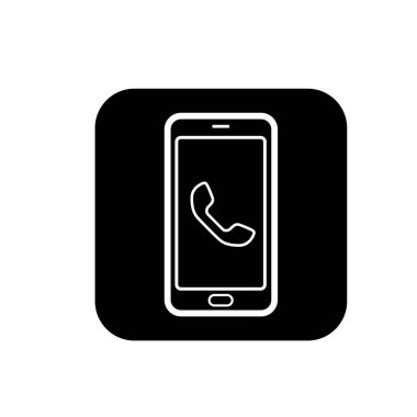 dijital dokunmatik ekranlı cep telefonu aygıtı lineart vektör sembolü çizimi. akıllı telefon ekranı çizgi resim çizimi.