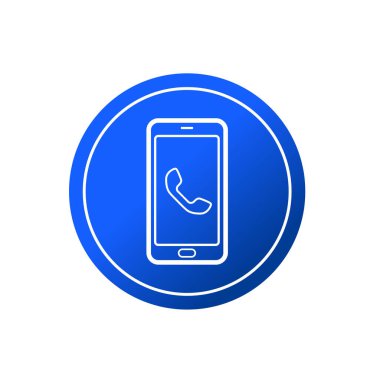 dijital dokunmatik ekranlı cep telefonu aygıtı lineart vektör sembolü çizimi. akıllı telefon ekranı çizgi resim çizimi.