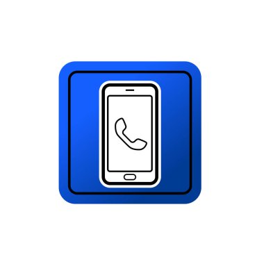 dijital dokunmatik ekranlı cep telefonu aygıtı lineart vektör sembolü çizimi. akıllı telefon ekranı çizgi resim çizimi.