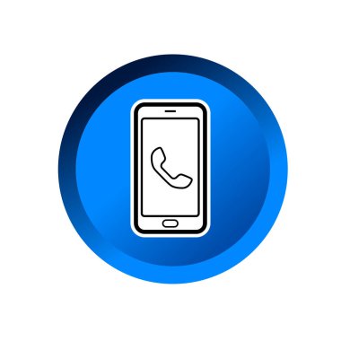 dijital dokunmatik ekranlı cep telefonu aygıtı lineart vektör sembolü çizimi. akıllı telefon ekranı çizgi resim çizimi.