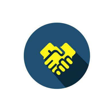 Tokalaşma silueti sembolü. anlaşma simgesi vektörü