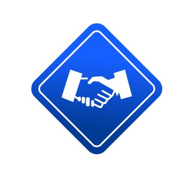 Tokalaşma silueti sembolü. anlaşma simgesi vektörü