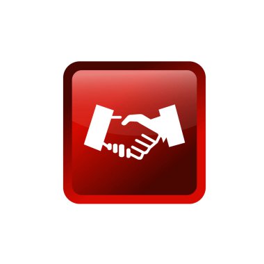 Tokalaşma silueti sembolü. anlaşma simgesi vektörü