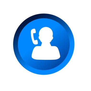 Kişi simgesi. Telefon ve çöp adam sembolü. Telefon çağrısı sembolü. Yardım hattı logosu. 