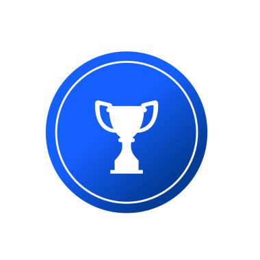 Kupa, kadeh çizgisi işareti, simge vektörü