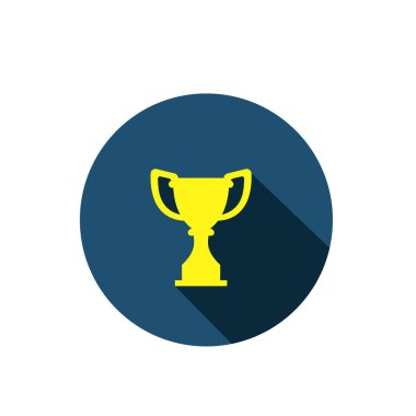 Kupa, kadeh çizgisi işareti, simge vektörü