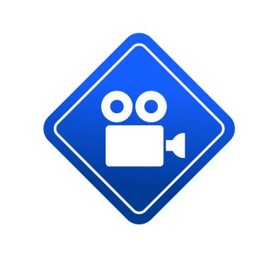 film projektörü simgesi klasik video kaydedici simgesi