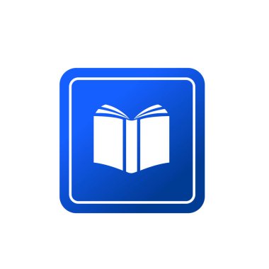 Kitap simgesini aç. Açık kitap vektör tasarımı. imza tasarımı.