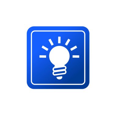 Ampul satır simge vektör, beyaz arka plan üzerinde izole. Fikir işareti, çözüm, düşünme kavramı. Aydınlatma elektrik lambası. Elektrik, Parlatıcı. 
