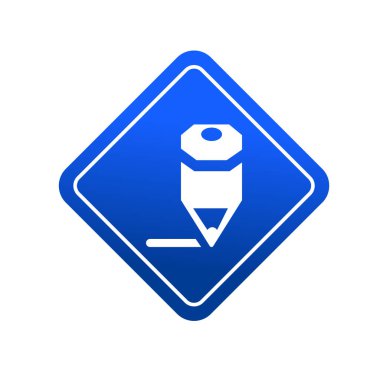 Grafik tasarım, logo, web sitesi, sosyal medya, mobil uygulama, ui illüstrasyon için kalem simgesi