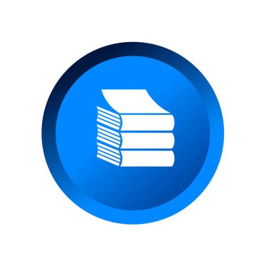 Okumak için kitap yığınları, eğitim için kitap yığınları. Edebiyat seti, sözlükler, ansiklopediler, yer imli planlamacılar. Simge vektör illüstrasyonu