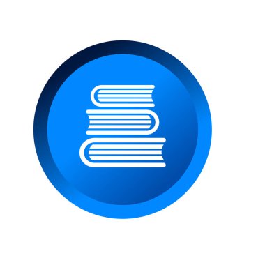 Okumak için kitap yığınları, eğitim için kitap yığınları. Edebiyat seti, sözlükler, ansiklopediler, yer imli planlamacılar. Simge vektör illüstrasyonu