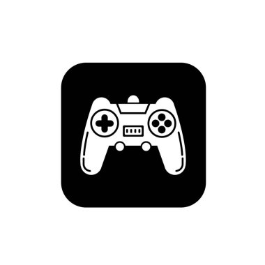Oyun denetleyici simgesi, PS çubuk sembolü işaret çizelgesi logo şablonu herhangi bir amaç için izole edildi
