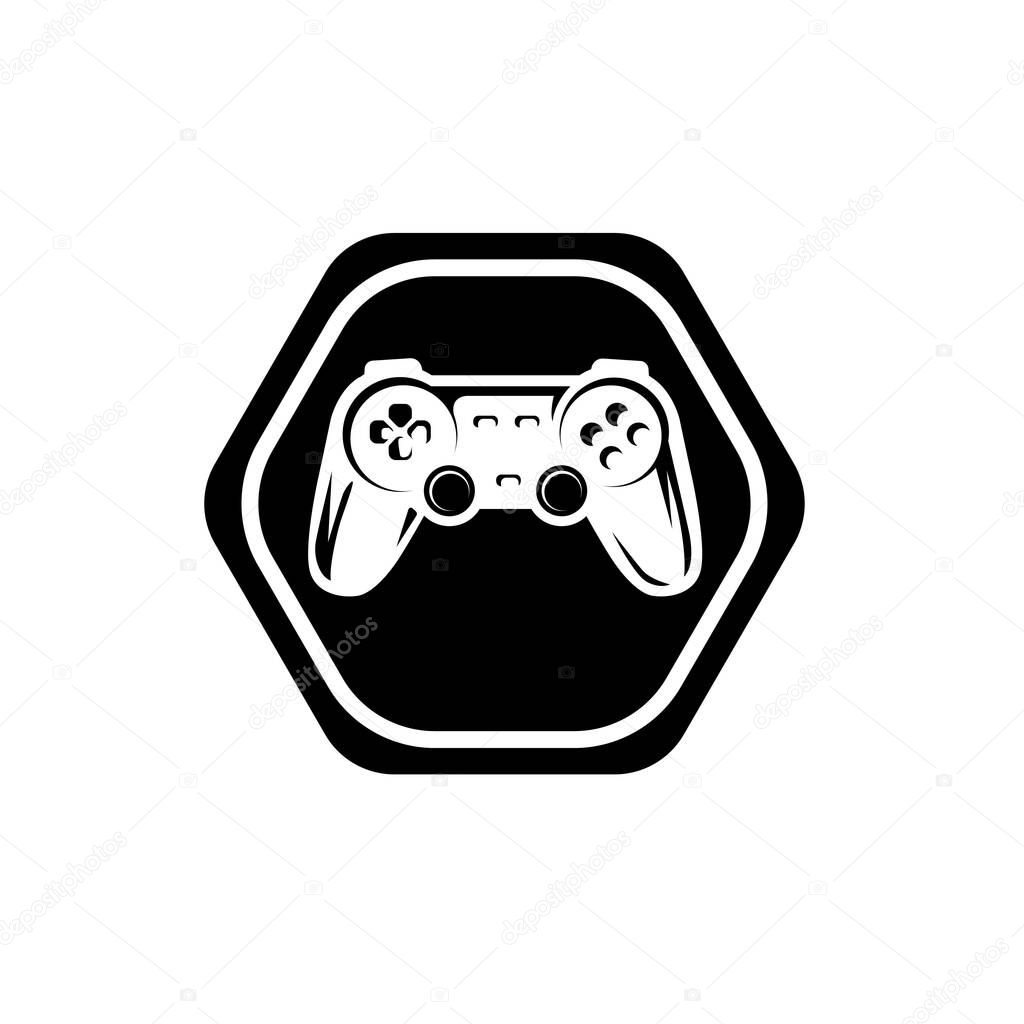 Game controller icon, PS stick symbol sign vector illustration logo template Isolated for any purpose