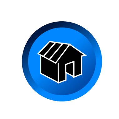 Ev ikonu. herhangi bir amaç için izole edilmiş ev geliştirici sembolü işaret vektör illüstrasyon logo şablonu