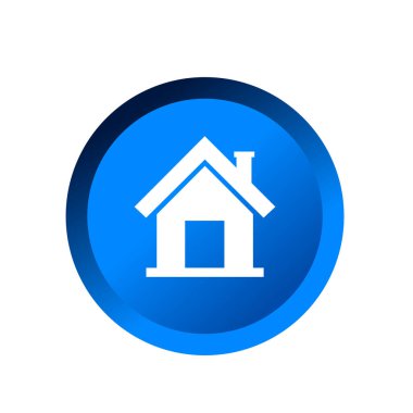 Ev ikonu. herhangi bir amaç için izole edilmiş ev geliştirici sembolü işaret vektör illüstrasyon logo şablonu