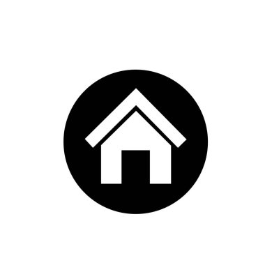 House or lodge flat icon vector illustration symbol Isolated template. residence home icon vector illustration logo template Isolated for any purpose.