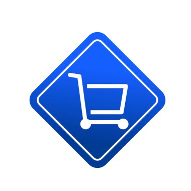 Shopping cart flat icon vector illustration symbol Isolated template. Shopping trolley icon vector illustration logo template Isolated for any purpose.