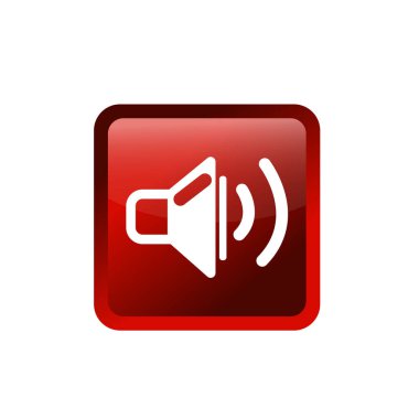 Ses hoparlörü ve ses dalgası sembolü.