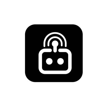 Kablosuz Wi-Fi düz ikon vektör çizim sembolü izole edilmiş şablon. Yönlendirici wifi simgesi vektör illüstrasyon logo şablonu herhangi bir amaç için izole edildi.