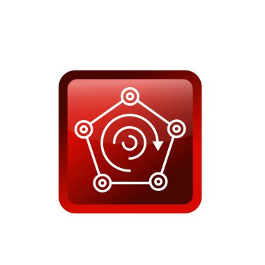 Pencere şeklinde ve dairesel oklu. Kapalı sistem sembolü. Tiraj logosu.