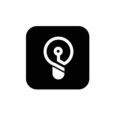 Ampul ince çizgi simgesi vektör resmetme sembolü izole şablon. Hub kapağı simge vektör çizim logo şablonu herhangi bir amaç için izole edildi.