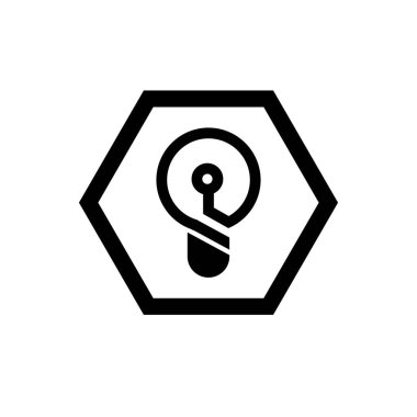 Ampul ince çizgi simgesi vektör resmetme sembolü izole şablon. Hub kapağı simge vektör çizim logo şablonu herhangi bir amaç için izole edildi.