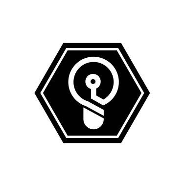 Ampul ince çizgi simgesi vektör resmetme sembolü izole şablon. Hub kapağı simge vektör çizim logo şablonu herhangi bir amaç için izole edildi.