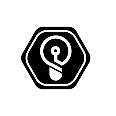 Ampul ince çizgi simgesi vektör resmetme sembolü izole şablon. Hub kapağı simge vektör çizim logo şablonu herhangi bir amaç için izole edildi.