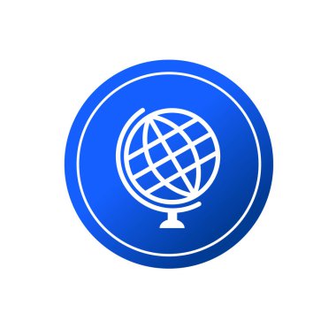 Globe thin icon vector illustration symbol Isolated template. Globe icon vector illustration logo template Isolated for any purpose.