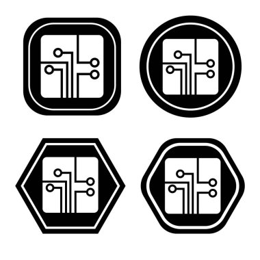 El sallayan düz ikon vektör illüstrasyon logosu izole şablon. El sembollerini sallamak simge vektör illüstrasyon logosu şablonu herhangi bir amaç için izole edildi.