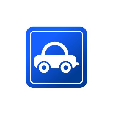 Çevre dostu araç logosu vektör illüstrasyon logosu izole edilmiş şablon. Çevre dostu araba sembolleri simge vektör illüstrasyon logo şablonu herhangi bir amaç için izole.