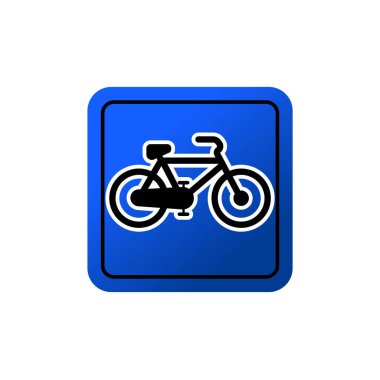 Bisiklet logosu vektör illüstrasyon logo şablonu herhangi bir amaç için. Herhangi bir amaç için izole edilmiş bisiklet ikonu vektör illüstrasyon logo şablonu. İzole edilmiş