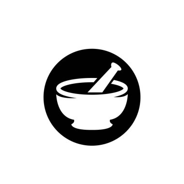 mortar and pestle logo icon vector illustration logo template for any purpose. Isolated. mortar and pestle icon vector illustration logo template for any purpose.