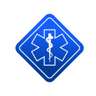 Tıbbi sembol logo ikonu vektör illüstrasyon logosu izole şablonu. Herhangi bir amaç için bir kaldıraç simgesi vektör illüstrasyon logo şablonuna sarılmış yılan.