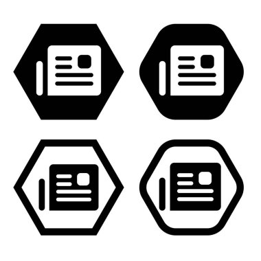 Çevrimiçi makale sembolü. Çevrimiçi haber simgesi.