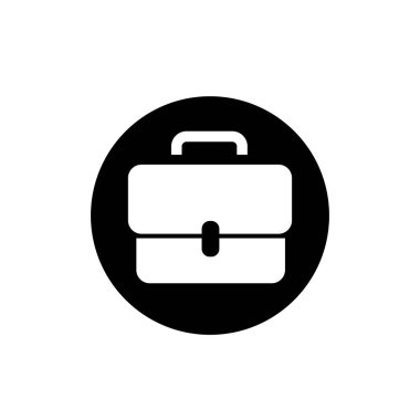 Çanta sembolü. Ofis çantası ikonu. İş çantası logosu