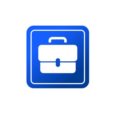 Çanta sembolü. Ofis çantası ikonu. İş çantası logosu