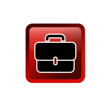 Çanta sembolü. Ofis çantası ikonu. İş çantası logosu